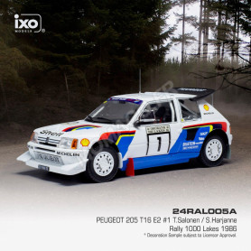PEUGEOT 205 T16 E2 5 SALONEN/HARJANNE RALLYE DES 1000 LACS 1986