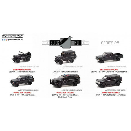 COFFRET 6 BLACK BANDIT - SERIES 25 (EPUISE)