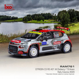 CITROEN C3 R5 21 OSTEBERG/ERIKSEN RALLYE ESTONIE 2020