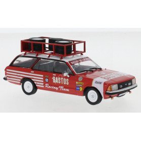 FORD GRANADA MKII ASSISTANCE EQUIPE BASTOS RACING AVEC GALERIES SUR LE TOIT 1978