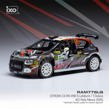 CITROEN C3 R5 56 LEFEBVRE/DUBIOS RALLYE MONZA 2020