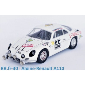 RENAULT ALPINE A110 55 JEAN-PIERRE MANZAGOL/JEAN-PIERRE OLIVIA TOUR DE CORSE 1969