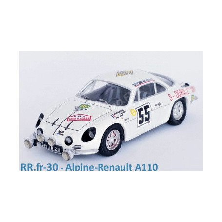 RENAULT ALPINE A110 55 JEAN-PIERRE MANZAGOL/JEAN-PIERRE OLIVIA TOUR DE CORSE 1969