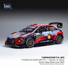 HYUNDAI I20 COUPE WRC 11 NEUVILLE/GILSOUL RALLYE MONTE CARLO 2020 (EPUISE)
