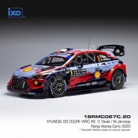 HYUNDAI I20 COUPE WRC 8 TÄNAK/JÄRVEOFA RALLYE MONTE CARLO 2020