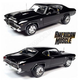 CHEVROLET CHEVELLE 1969 NOIR "TUXEDO BLACK"