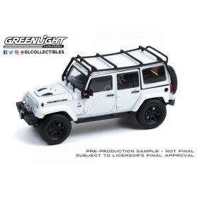 JEEP WRANGLER UNLIMITED RUBICON X 2014 "JEEP OFFICIAL BADGE OF HONOR" BLANC