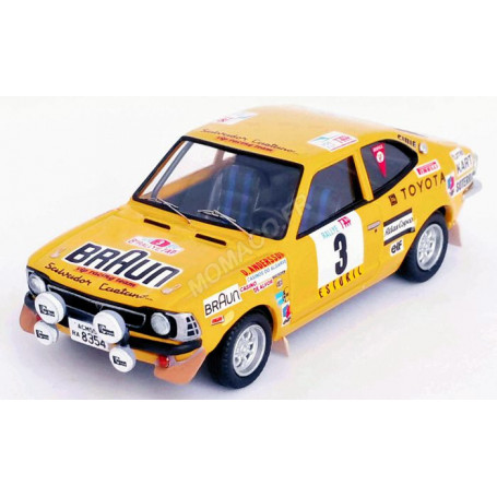TOYOTA COROLLA LEVIN 3 OVE ANDERSSON/ARNE HERTZ RALLYE DU PORTUGAL 1974