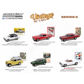 COFFRET 6 VINTAGE AD CARS - SERIES 6