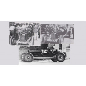 ALFA ROMEO P3 NUVOLARI 1932 AVEC FIGURINE 1ER SUR 3 COURSES