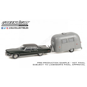 CADILLAC SEDAN DEVILLE 1972 AVEC REMORQUE (EPUISE)