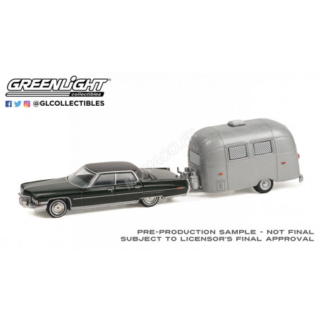 CADILLAC SEDAN DEVILLE 1972 AVEC REMORQUE (EPUISE)