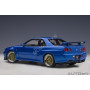 NISSAN SKYLINE GT-R (R34) V-SPEC II NUR AVEC PNEUS BBS LM 2001 BLEU BAYSIDE