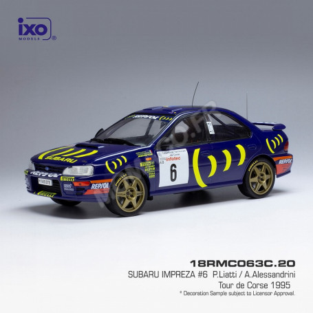 SUBARU IMPREZA 555 6 LIATTI/ALESSANDRINI TOUR DE CORSE 1995