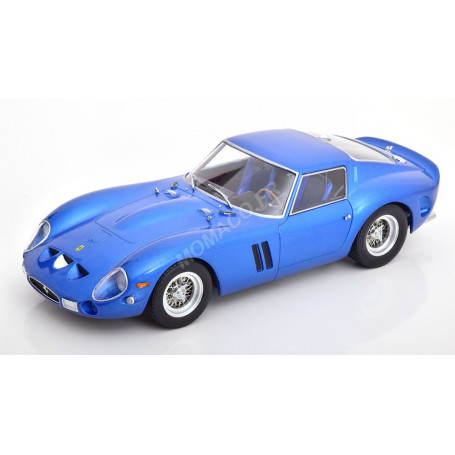 FERRARI 250 GTO 1962 BLEU (AVEC DECALQUES 17 LE MANS - 24 SEBRING)