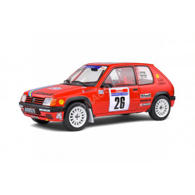 PEUGEOT 205 26 H.DEVIN/F.VISTE RALLYE PTS TOUR DE CORSE 1990 ROUGE