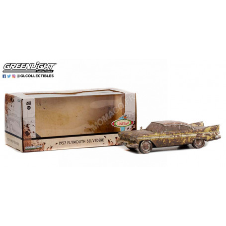 PLYMOUTH BELVEDERE 1957 "TULSARAMA" UNDERGROUND OR/BLANC VERSION 2007 NON RESTAUREE