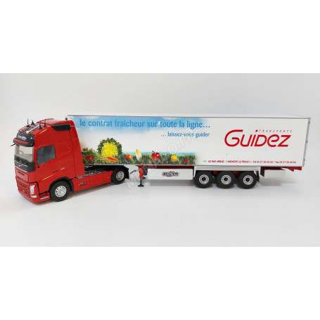 VOLVO FH 4 GLOBETROTTER XL SEMI FRIGO CHEREAU "TRANSPORTS GUIDEZ"