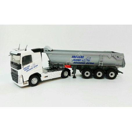 VOLVO FH 4 TOIT PLAT BENNE FRUEHAUF "ARGONNE BETON"