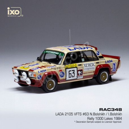 LADA 2105 VFTS 63 BOLSHIKH/BOLSHIKH RALLYE DES 1000 LACS 1984