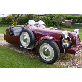 CITROEN 2CV "LOMAX" 3 ROUES AVEC PORTE-BAGAGES BORDEAUX