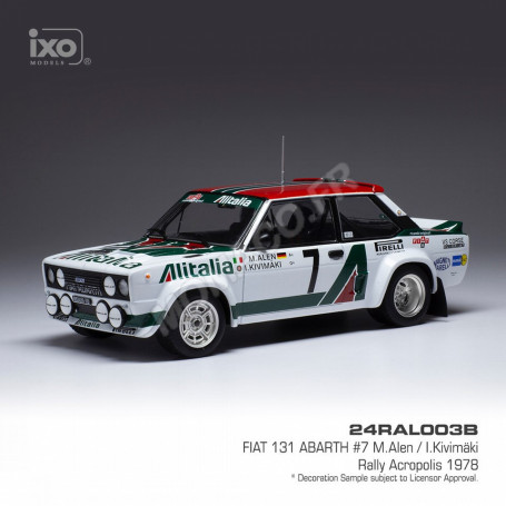 FIAT 131 ABARTH 7 ALEN/KIVIMAKI RALLYE ACROPOLIS 1978
