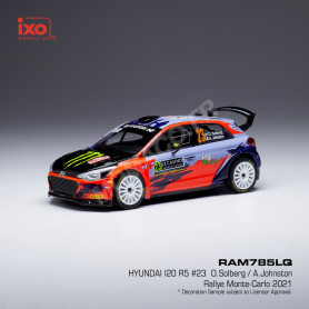 HYUNDAI I20 R5 23 SOLBERG/JOHNSTON RALLYE DE MONTE CARLO 2021