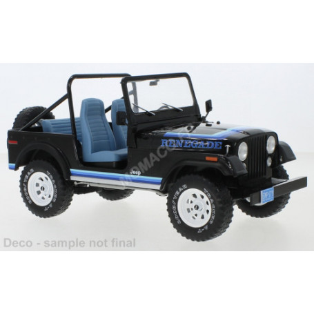 JEEP CJ-7 RENEGADE 1980 NOIR