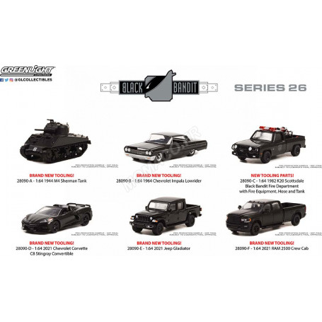 COFFRET 6 BLACK BANDIT - SERIES 26