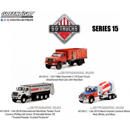COFFRET 2x3 SD TRUCKS - SERIES 15