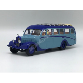 CITROEN T45 U BESSET 1939 VERSION OUVERTE BLEUE 2 TONS AVEC 2 FIGURINES