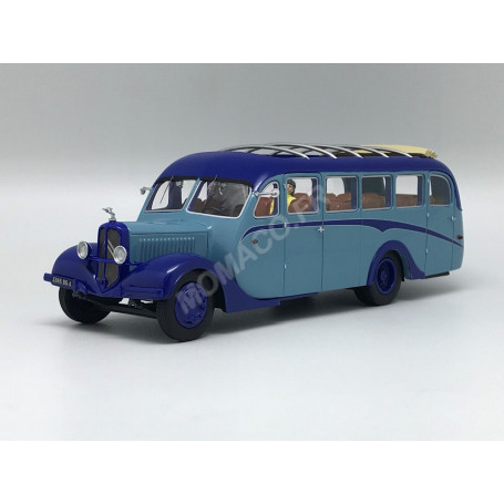 CITROEN T45 U BESSET 1939 VERSION OUVERTE BLEUE 2 TONS AVEC 2 FIGURINES