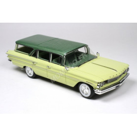 PONTIAC SAFARI 1960 JAUNE/VERT "STARDUST YELLOW" ET TOIT VERT "FAIRWAY GREEN"