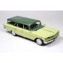 PONTIAC SAFARI 1960 JAUNE/VERT "STARDUST YELLOW" ET TOIT VERT "FAIRWAY GREEN"