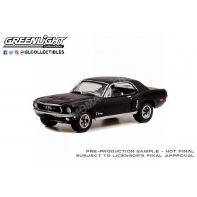 FORD MUSTANG COUPE 1967 "HE COUNTRY SPECIAL - BILL GOODRO FORD/DENVER/COLORADO" NOIR