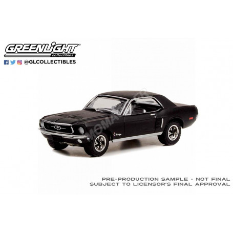 FORD MUSTANG COUPE 1967 "HE COUNTRY SPECIAL - BILL GOODRO FORD/DENVER/COLORADO" NOIR