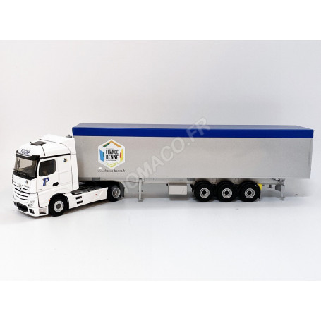 MERCEDES-BENZ ACTROS 5 BENNE CEREALIERE "TRANSPORTS PEIGNE"
