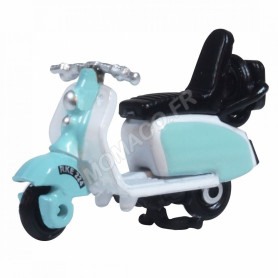SCOOTER BLEU/BLANC