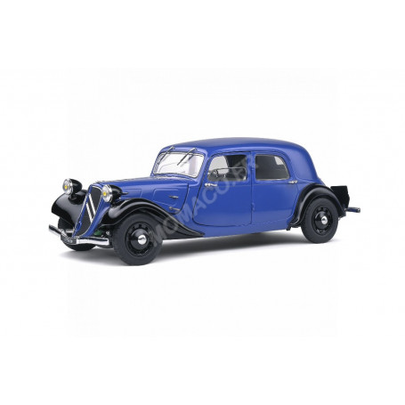 CITROEN TRACTION 11CV BI-TONS 1937 BLEUE/ NOIRE