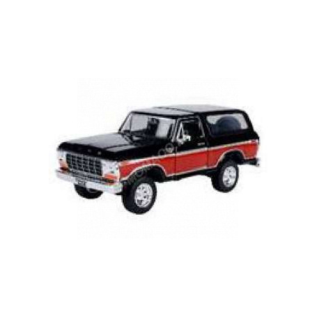 FORD BRONCO HARDTOP 1978 NOIR/ROUGE