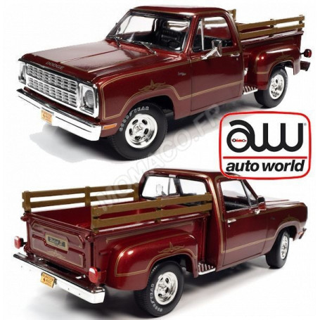 DODGE D100 STEP SIDE WARLOCK 1979 BORDEAUX