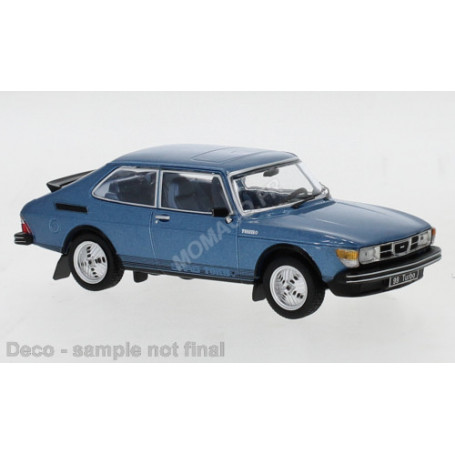 SAAB 99 TURBO 1977 BLEU
