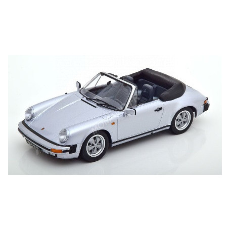 PORSCHE 911 3.2 CABRIOLET AVEC TOIT AMOVIBLE 1988 GRIS ARGENT