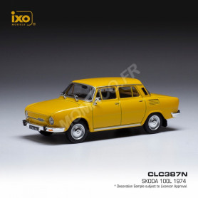 SKODA 100L 1974 ORANGE