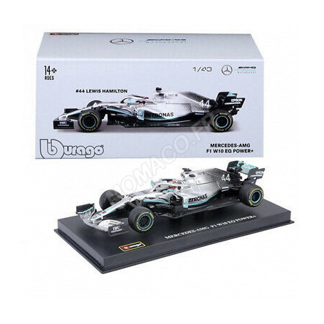 MERCEDES-BENZ F1 W10 44 LEWIS HAMILTON 2019 (PACKAGING PREMIUM)