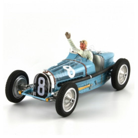 BUGATTI TYPE 59 8 RENE DREYFUS GRAND PRIX DE MONACO 1934 BLEUE