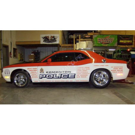 DODGE CHALLENGER R/T 2008 "EDMONTON POLICE - BLUE LINE RACING 25 ANS- ALBERTA - CANADA"