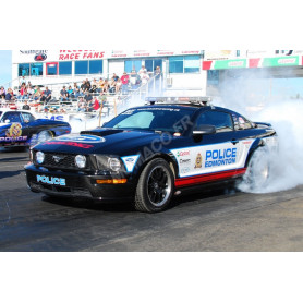 FORD MUSTANG GT 2009 "EDMONTON POLICE - BLUE LINE RACING 25 ANS- ALBERTA - CANADA"