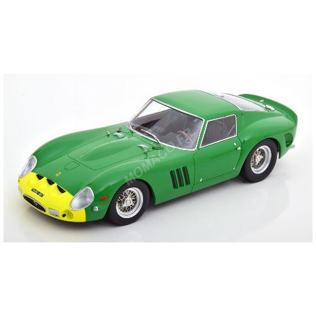 FERRARI 250 GTO AVEC 4 DECALQUES DIFFERENTES 1962 VERT/JAUNE