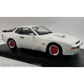 PORSCHE 924 CARRERA GT 1981 BLANC AVEC JANTES ROUGES